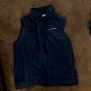Columbia fleece mens vest sweater blue XL great condition